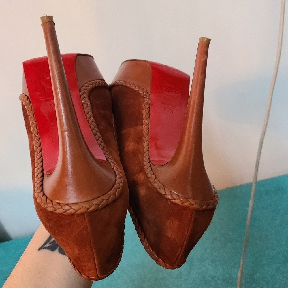 Christian Louboutin Braided Platforms - Picture 11 of 15